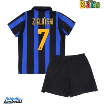 Inter Milan Piotr Zielinski #7 Hjemmedraktsett Barn 2026-27 Kortermet (+ Korte bukser)